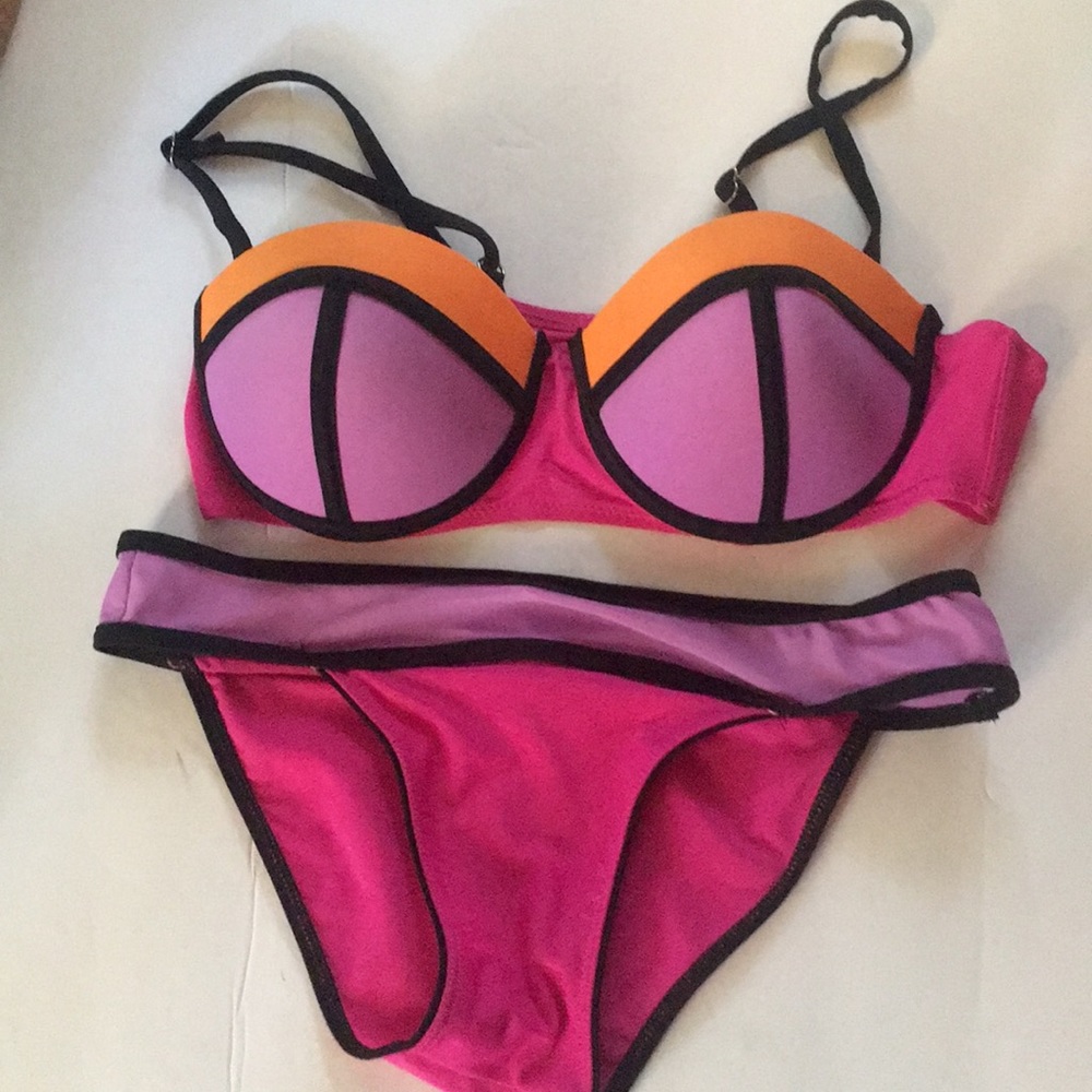 Colorblock Bikini  Swimwear No Brand
